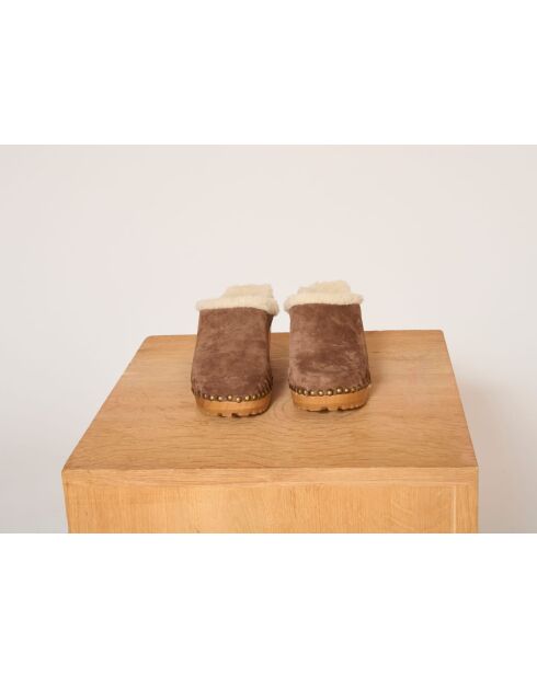 Scarpe North cognac in pelle