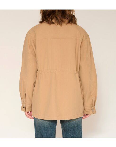 Veste en coton madina sable