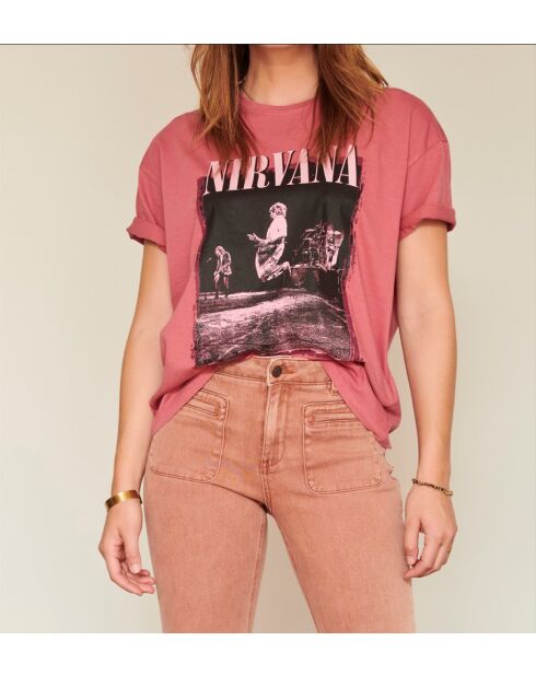 Tijana Nirvana Marshmallow-T-Shirt aus Baumwolle