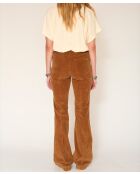Die kamelfarbenen Baumwolljeans Diana Velvet