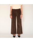 Khakifarbene Baumwollhose Paco Soft Cord