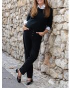 Palavas New Velvet VL schwarze Baumwollhose
