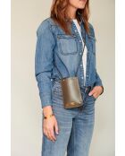 Sac en cuir Bliss kaki