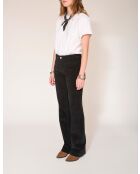Die schwarze Baumwollhose Diana Velvet Chic