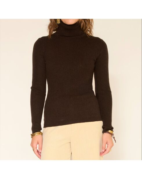 Klark kakaofarbener Pullover