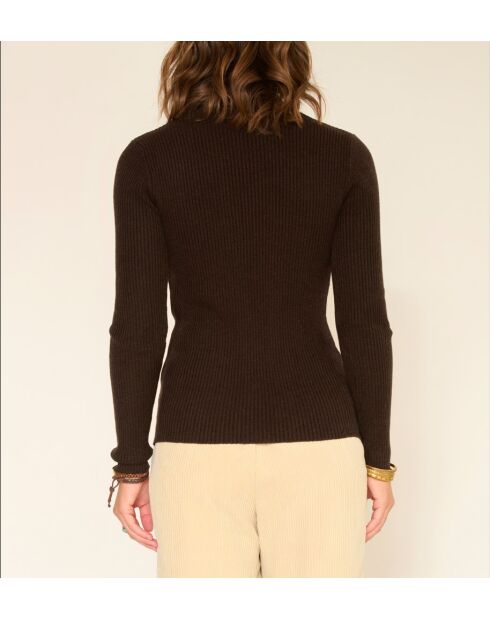 Klark kakaofarbener Pullover