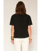 Terraz Doors schwarzes Baumwoll-T-Shirt