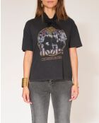 Tulsa Doors schwarzes Baumwoll-T-Shirt
