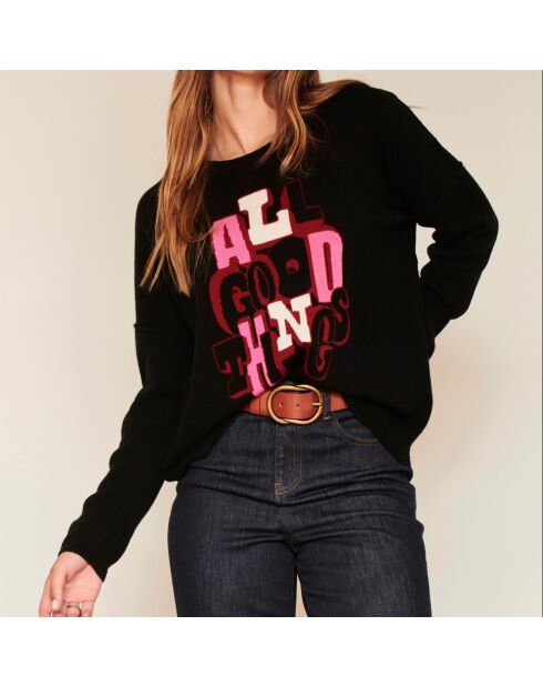 Pull en laine Kalice noir