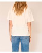 Camiseta Tarani Doors en algodón tiza