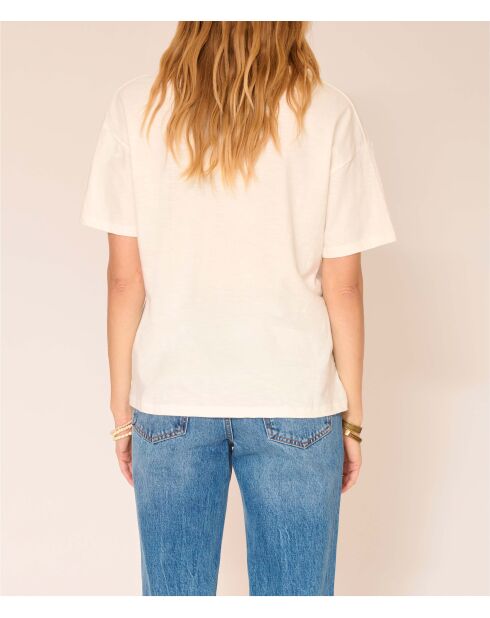 Camiseta Tarani Doors en algodón tiza