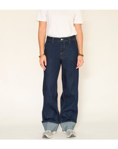 Jean en coton Pesos Osaka bleu