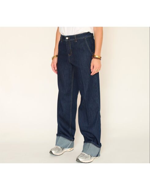 Jean en coton Pesos Osaka bleu