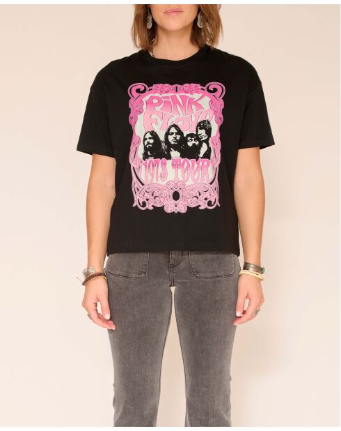 T-shirt en coton Tamar Pink Floyd noir
