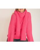 Sciarpa Fedora rosa