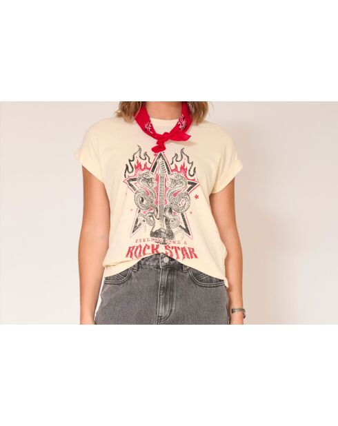 T-shirt in cotone naturale Thamara