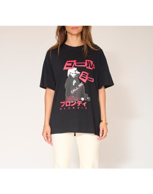 T-shirt en coton Tanabe Blondie noir