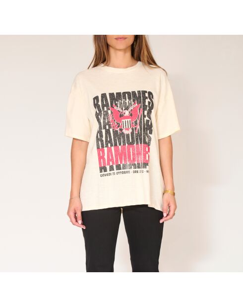 Camiseta de algodón natural Talik Ramones