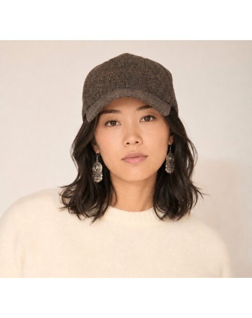 Cappello Elwina in lana nero