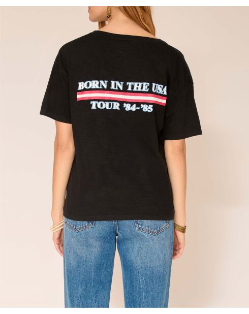Terence Bruce schwarzes Baumwoll-T-Shirt