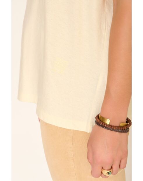 T-shirt Trogir in cotone naturale