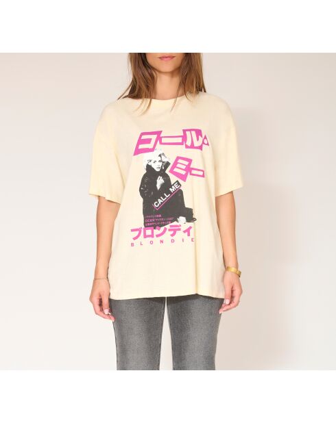 T-shirt en coton Tanabe Blondie naturel