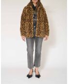 Cappotto leopardato Manoca