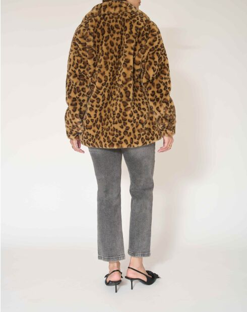 Cappotto leopardato Manoca