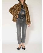 Cappotto leopardato Manoca
