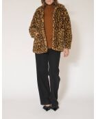 Cappotto leopardato Manoca