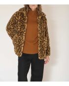 Cappotto leopardato Manoca
