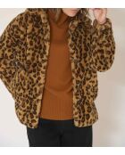 Cappotto leopardato Manoca