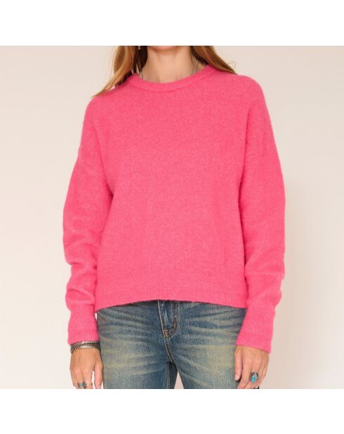 Rosafarbener Karver-Pullover