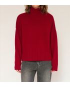 Pull en laine Kodie rubis