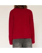 Pull en laine Kodie rubis