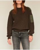 Jersey knicker de algodón caqui