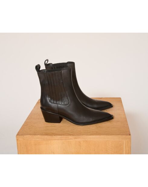 Scarpe Naours in pelle nera