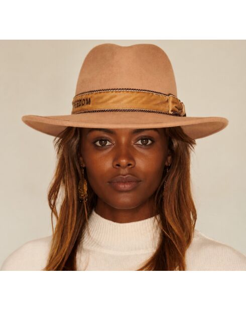 Cappello Bridget in lana beige