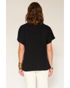 Tagofi Springsteen schwarzes Baumwoll-T-Shirt