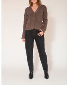 Maglione marrone Kinshaba