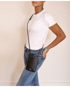 Zwarte leren tas van Bliss