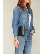 Zwarte leren tas van Bliss