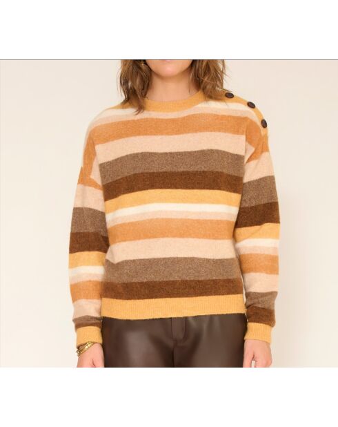 Mehrfarbiger Kaspar Pullover