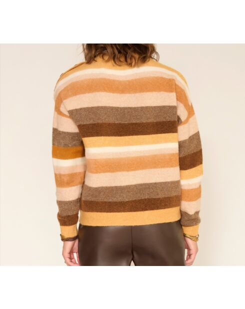 Mehrfarbiger Kaspar Pullover