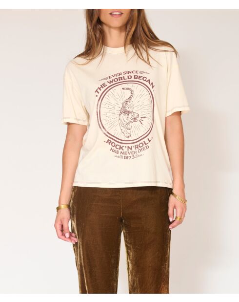 Tijin T-Shirt aus natürlicher Baumwolle