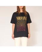 Tammi Nirvana schwarzes Baumwoll-T-Shirt