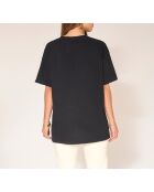 Tammi Nirvana schwarzes Baumwoll-T-Shirt