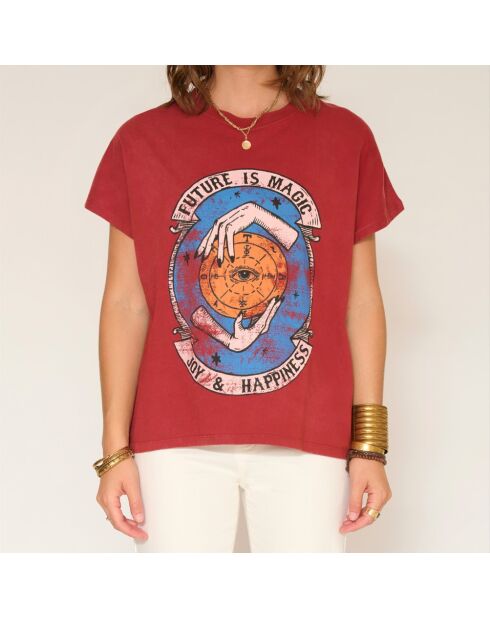Thalia Kürbis-T-Shirt aus Baumwolle