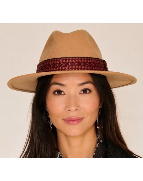 Cappello Camel Bocali in lana