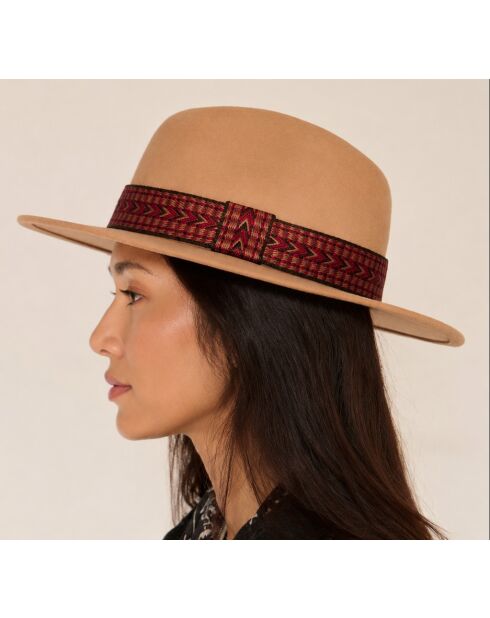Cappello Camel Bocali in lana